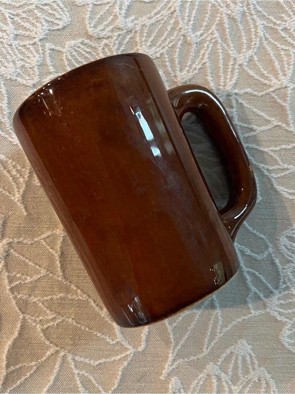 Vintage Hall Ceramic Brown Mug